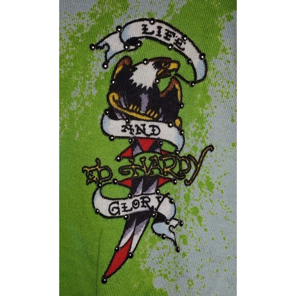 VTG Ed Hardy Men's Shirt Size XL Long Sleeve Y2K New w/out Tags (PLEASE READ) - Picture 2 of 10